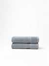 Harbor mist hand towels folded with white background |Color:Harbor Mist